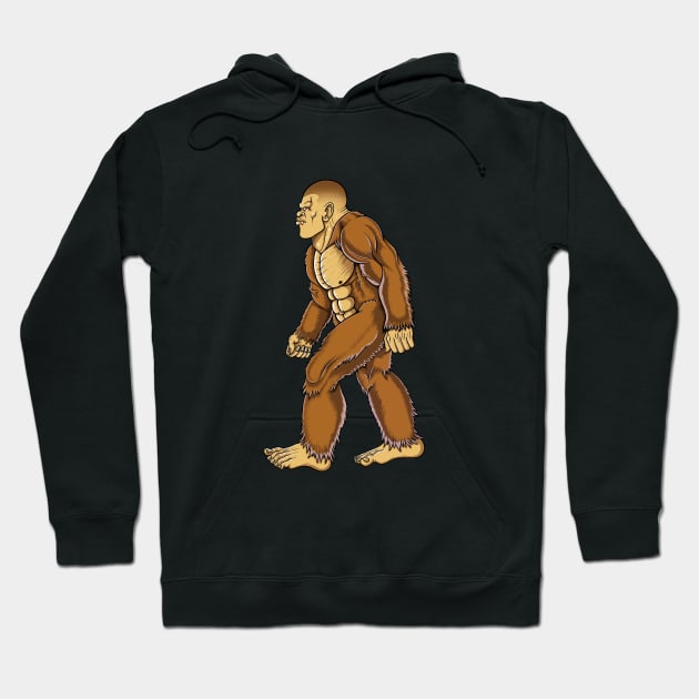 Big foot Sasquatch hairstyle Hoodie by Artardishop